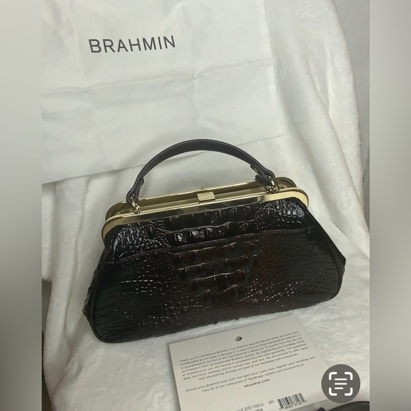NWT Brahmin Emmett Albertina Embossed Leather Versatile Clutch and Crossbody - Picture 15 of 16